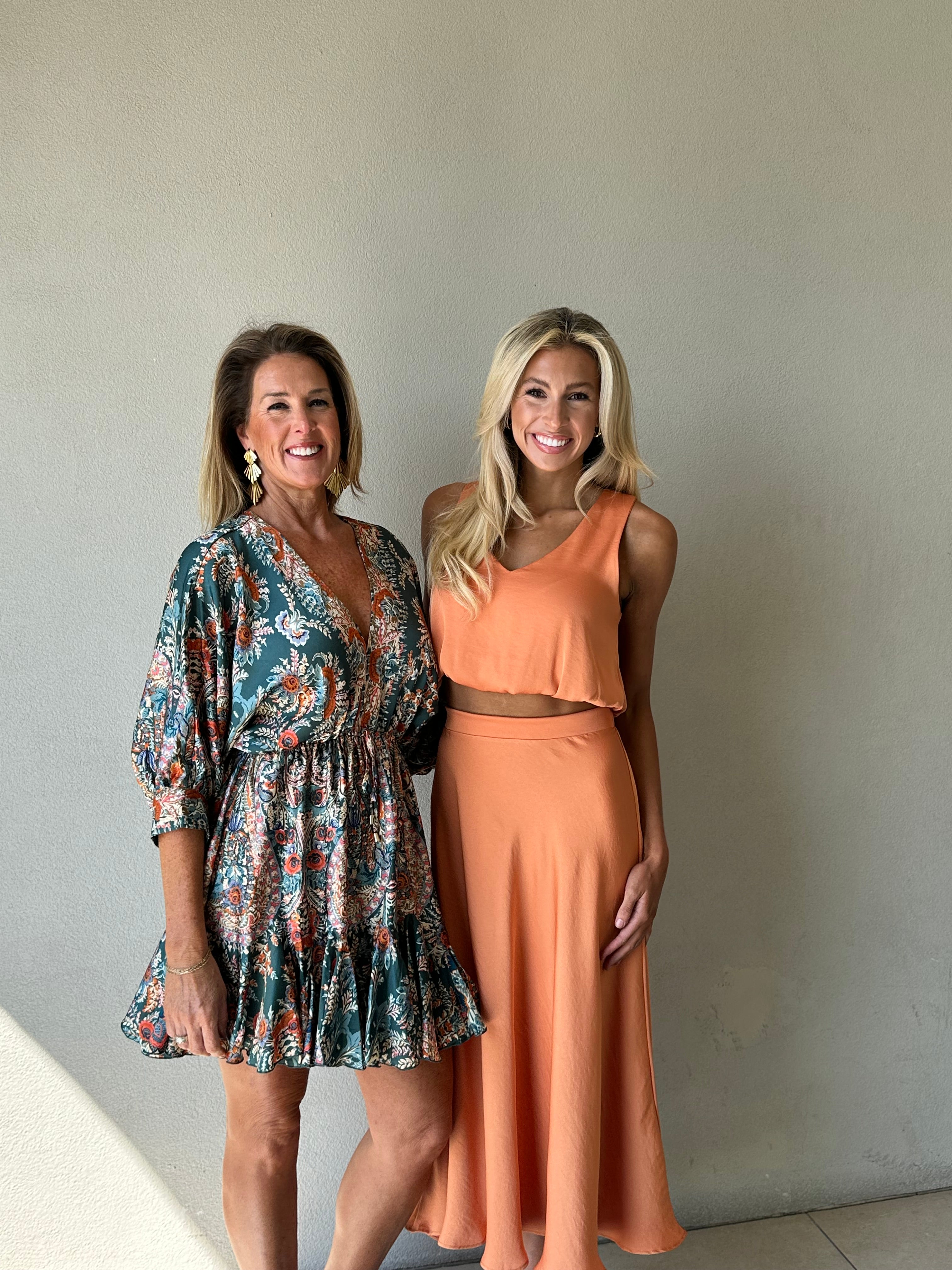 Joane Midi Skirt (Pumpkin)