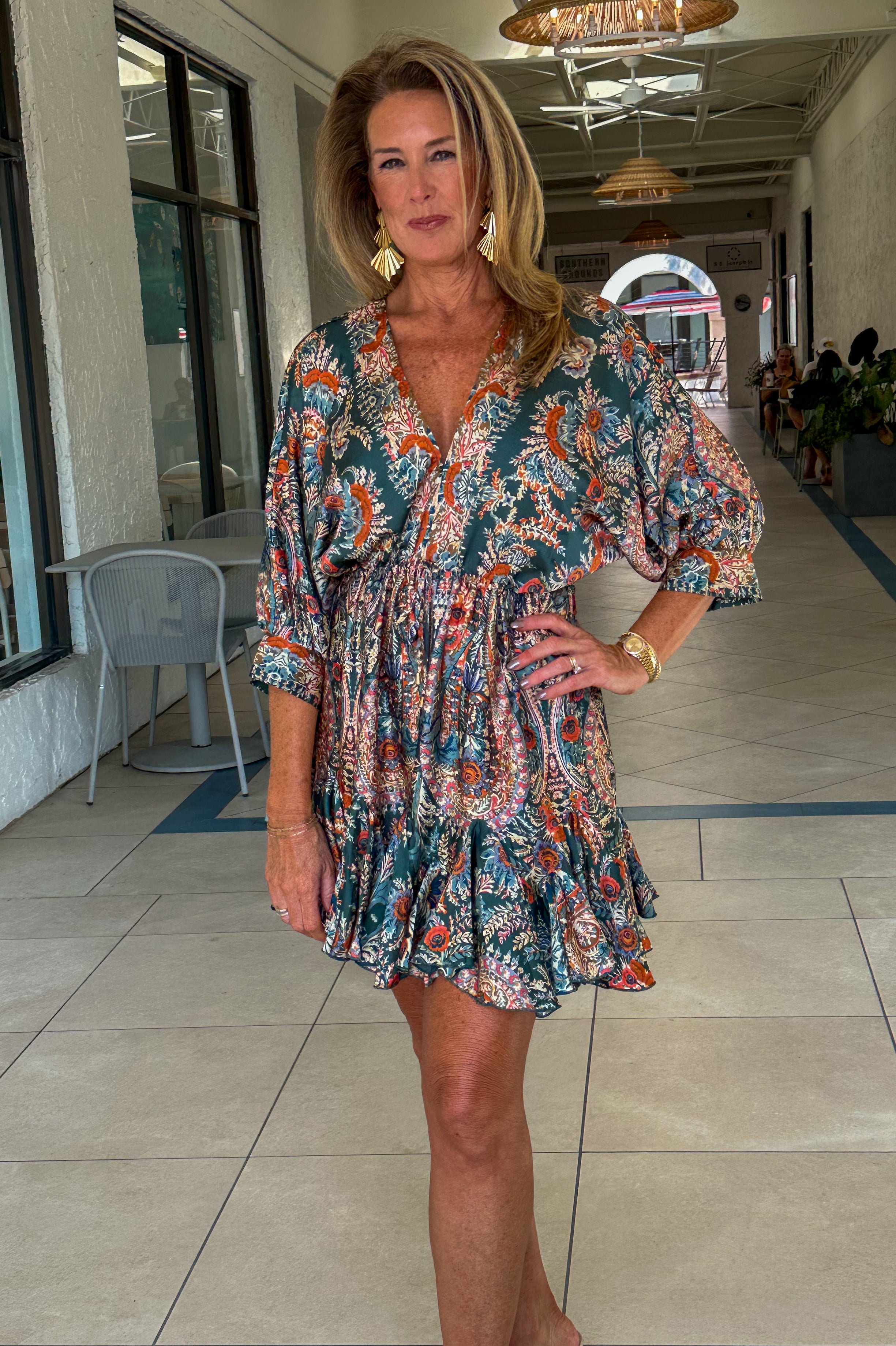 Tina Dolman Sleeve Mini Dress