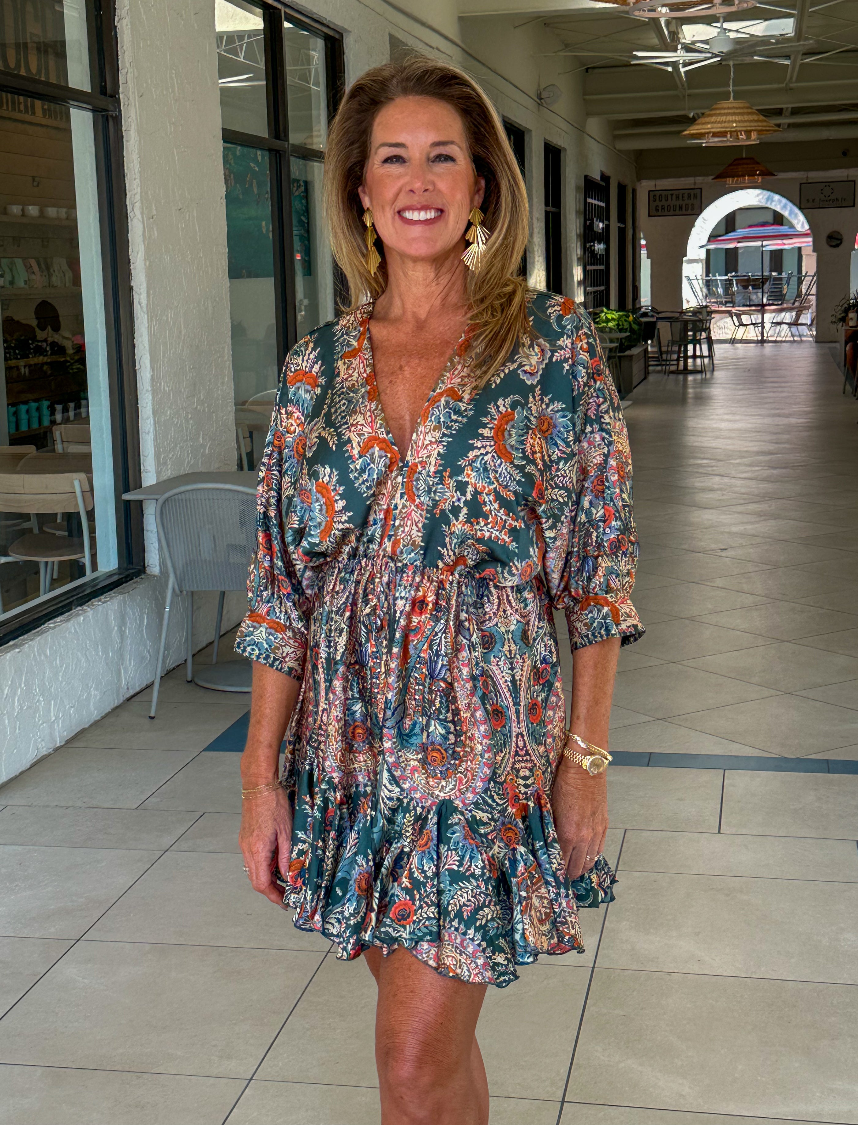 Tina Dolman Sleeve Mini Dress