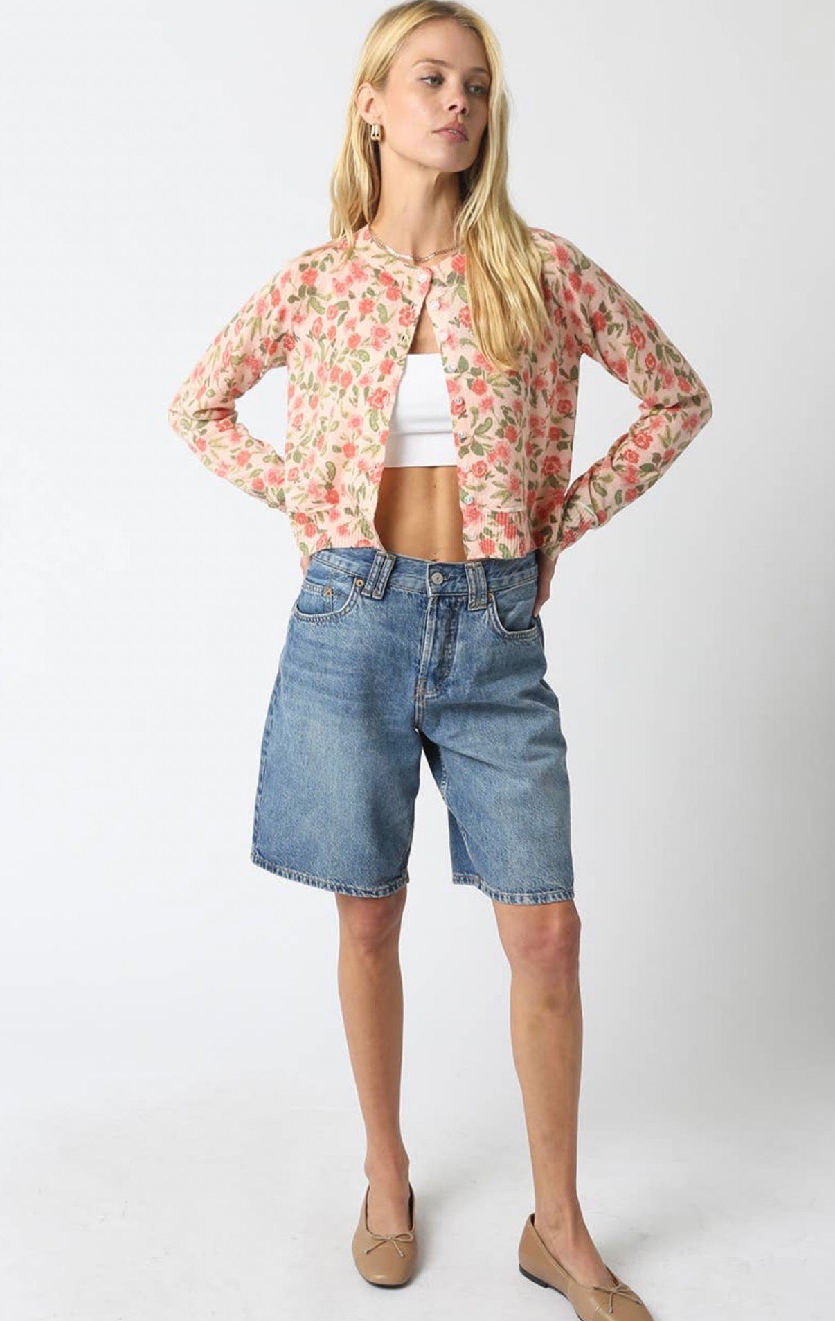 Shyla Floral Knit Cardigan