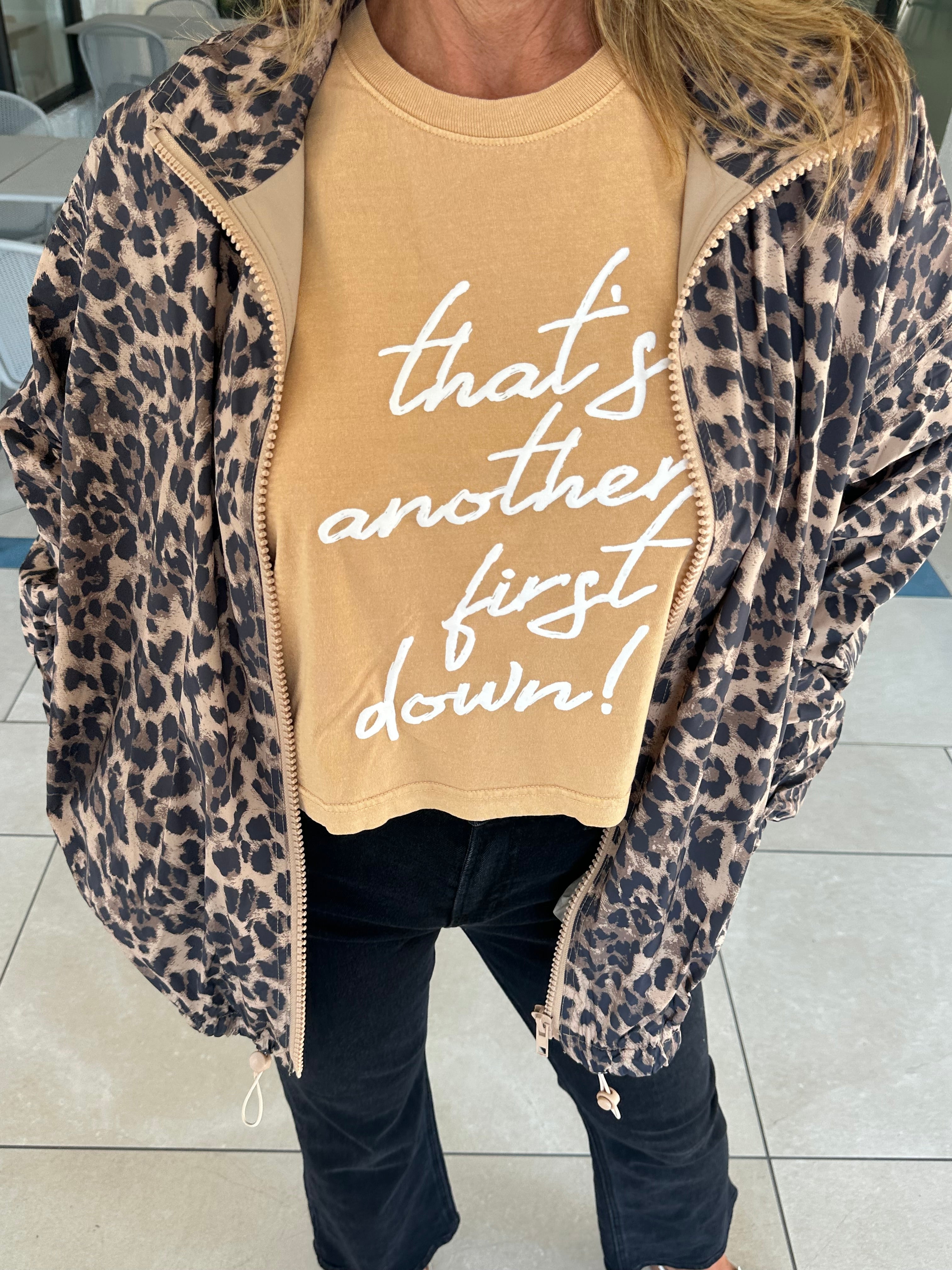 Candie Leopard Oversized Rain Jacket