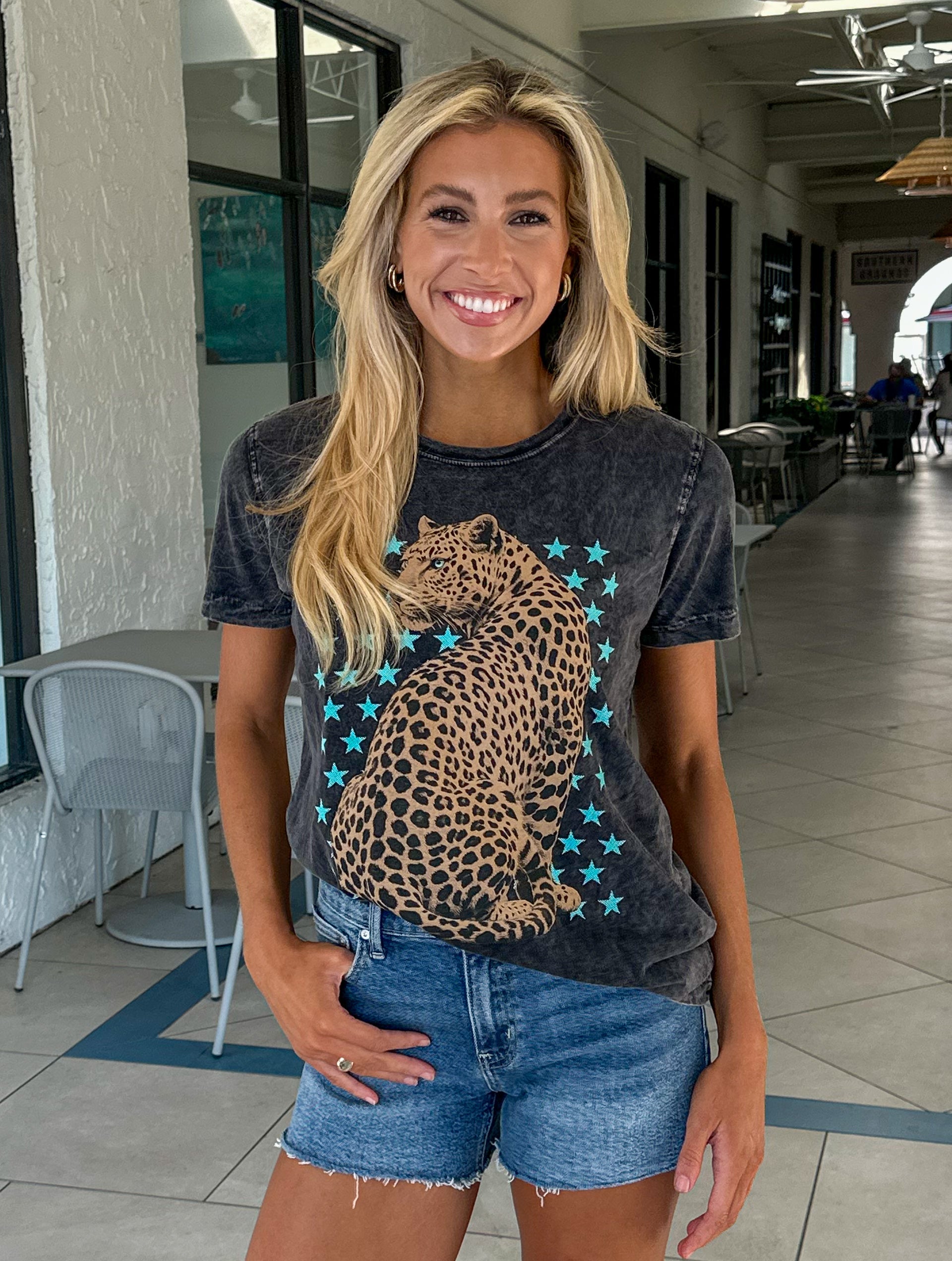 Cheetah Mineral Tee