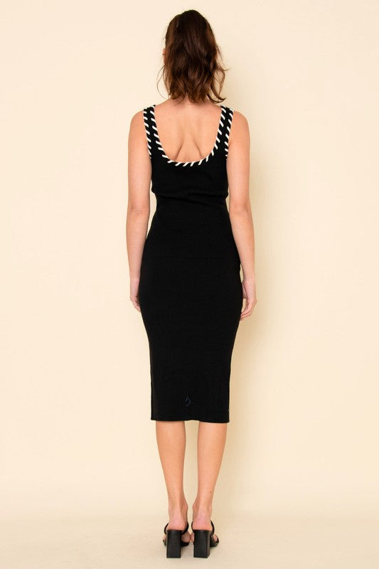 Lindie Stitched Knit Dress