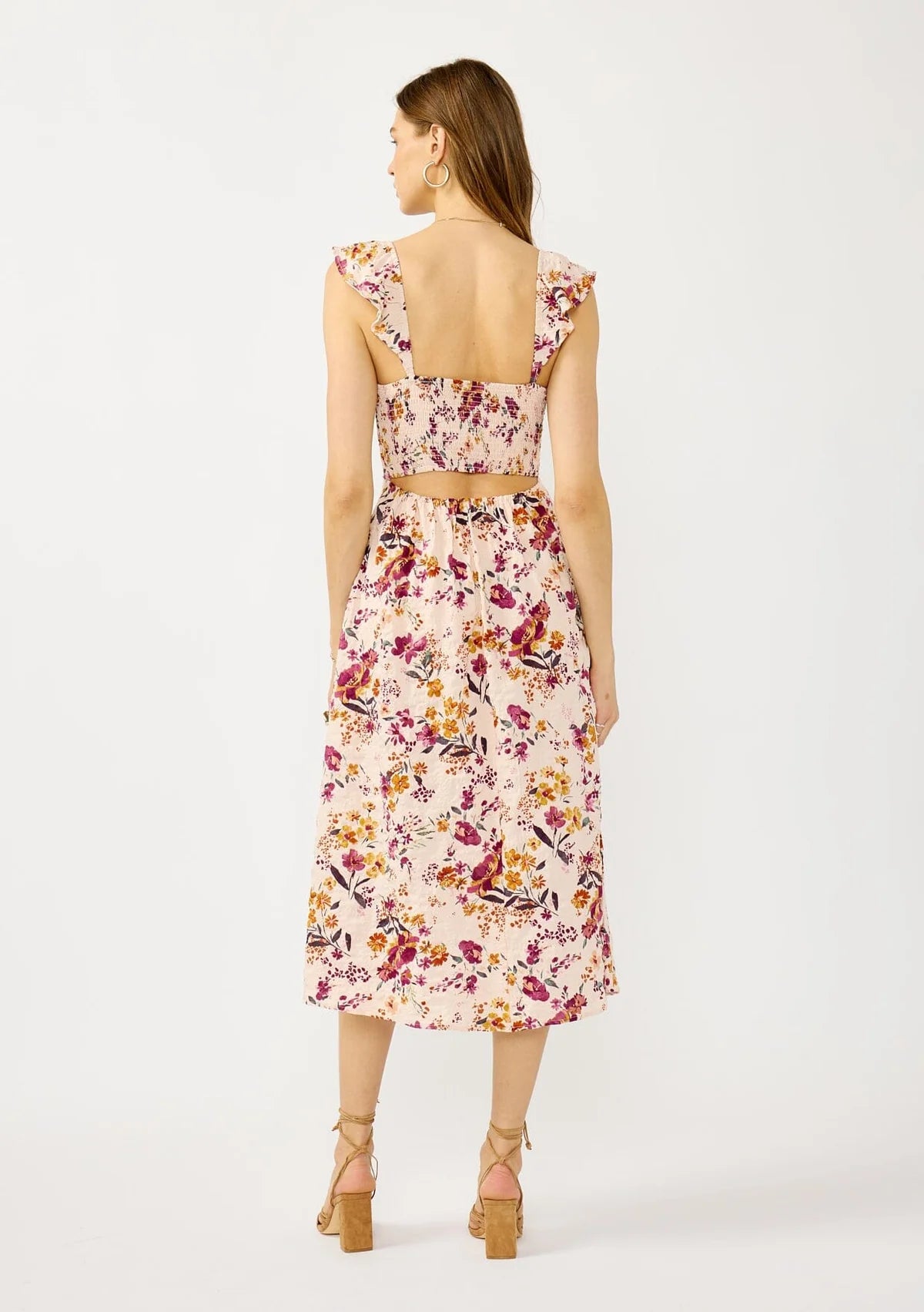 Estella Floral Midi Dress