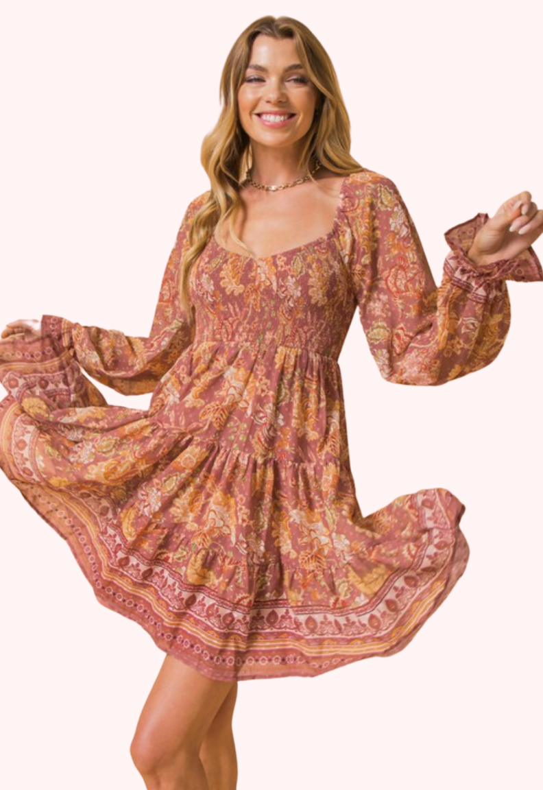 Kassidy Smocked Dress