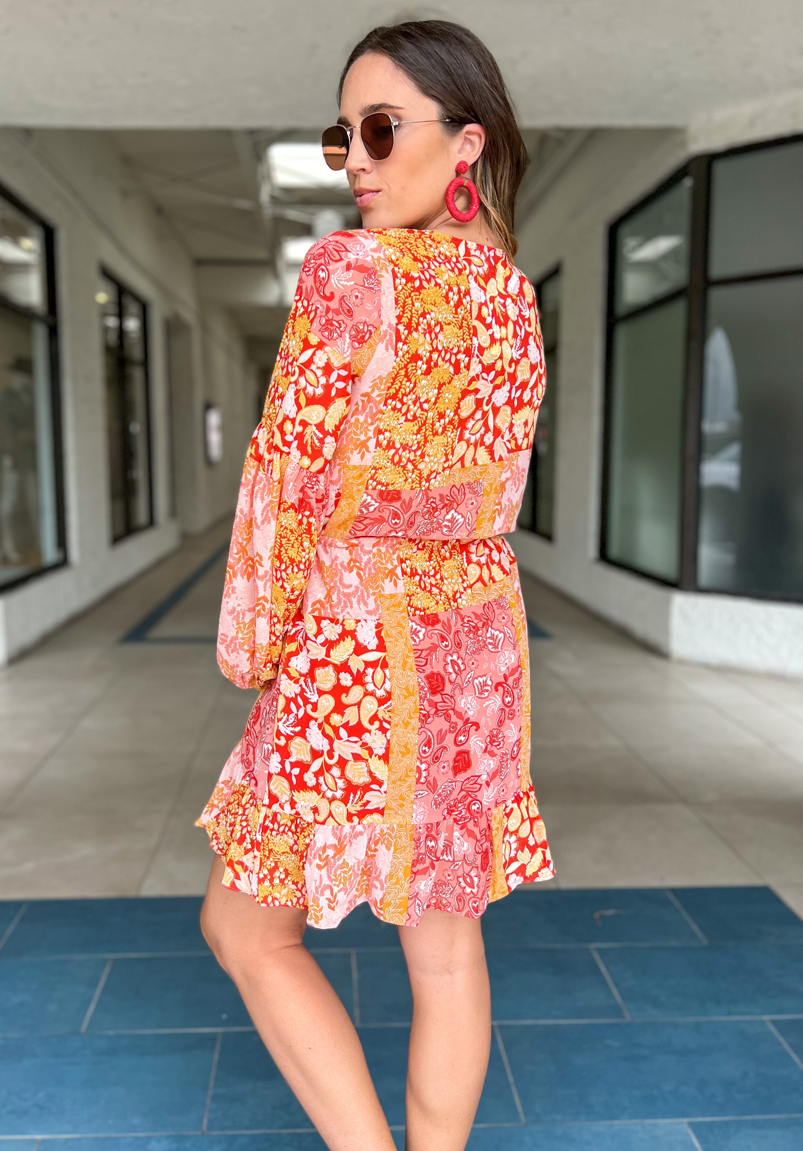 Selma Ruffle Mini Dress
