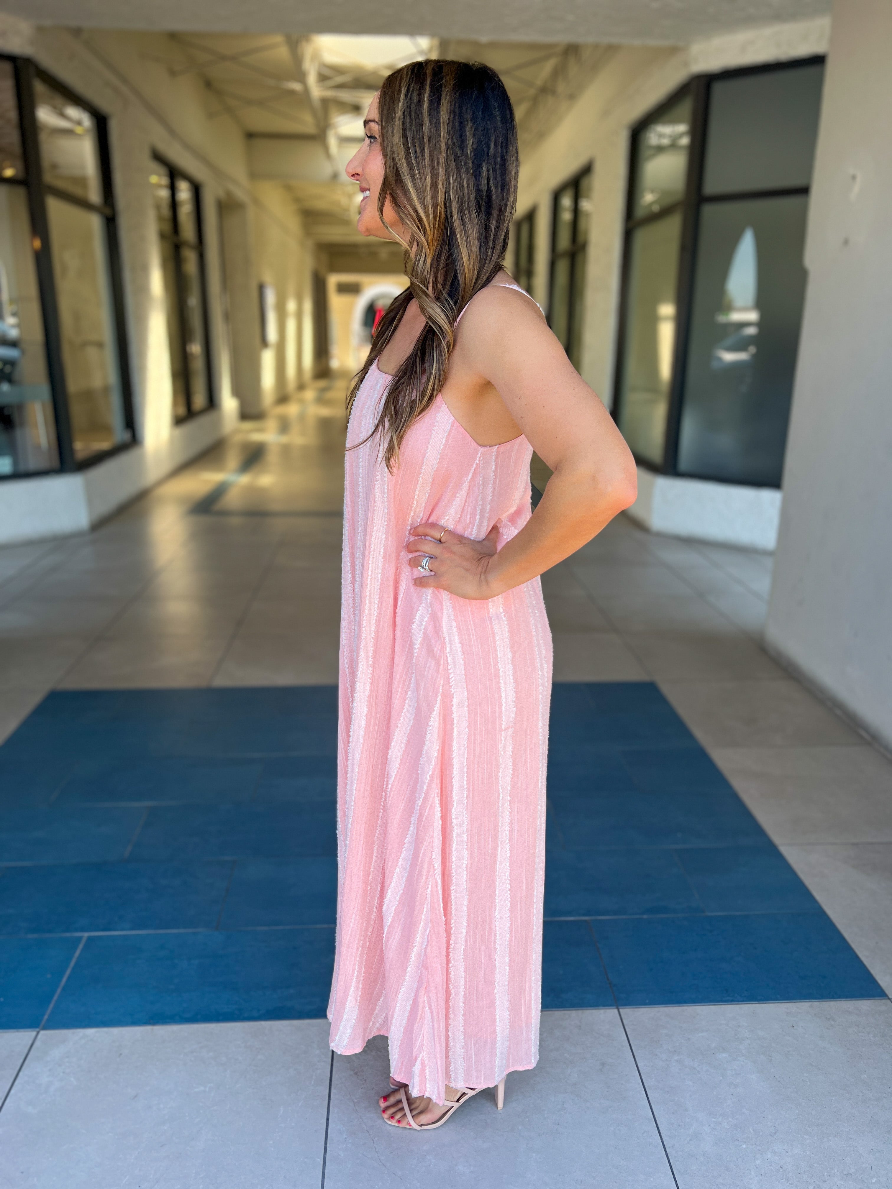 Susie Maxi Dress (Pink)
