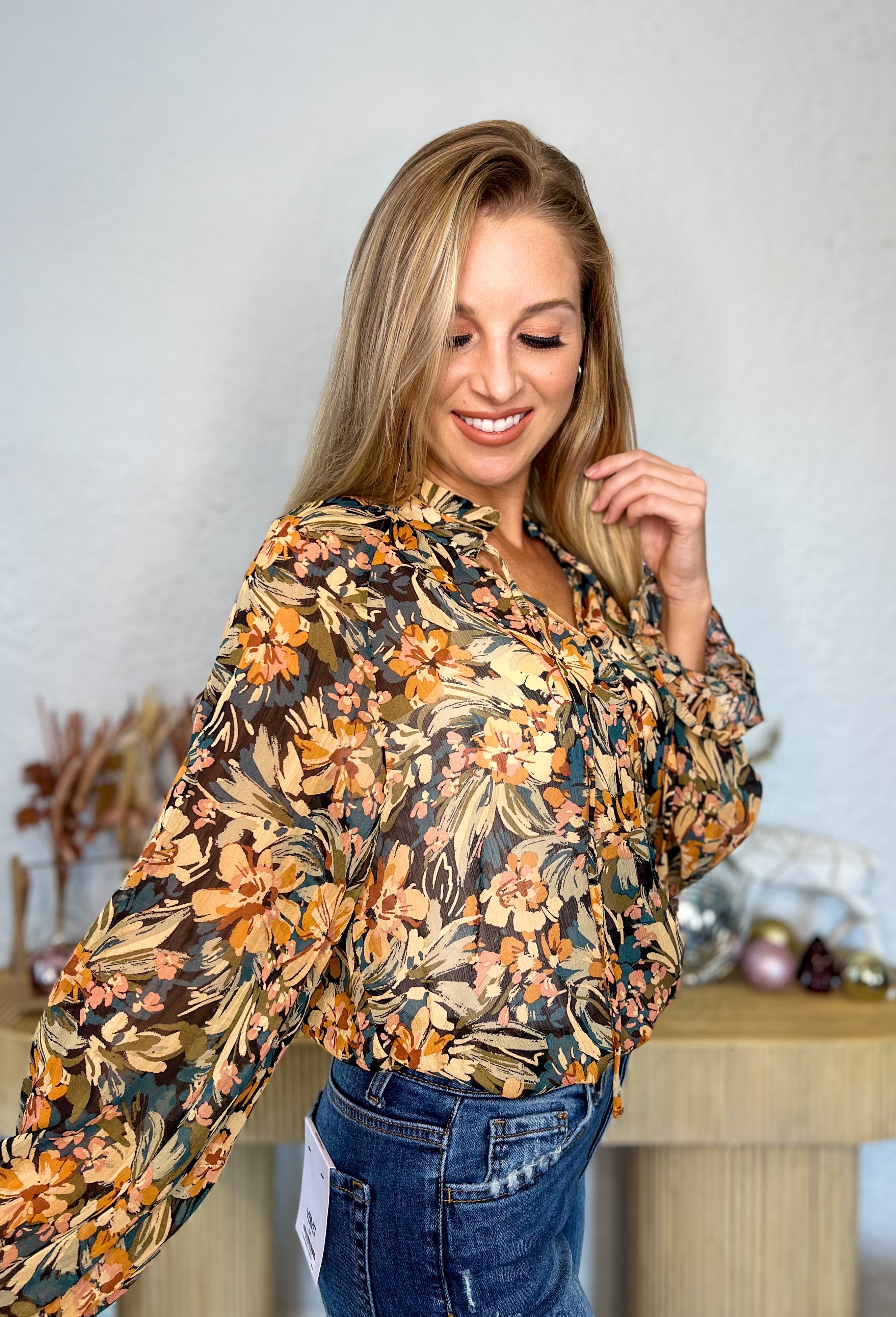 Elisa Floral Top