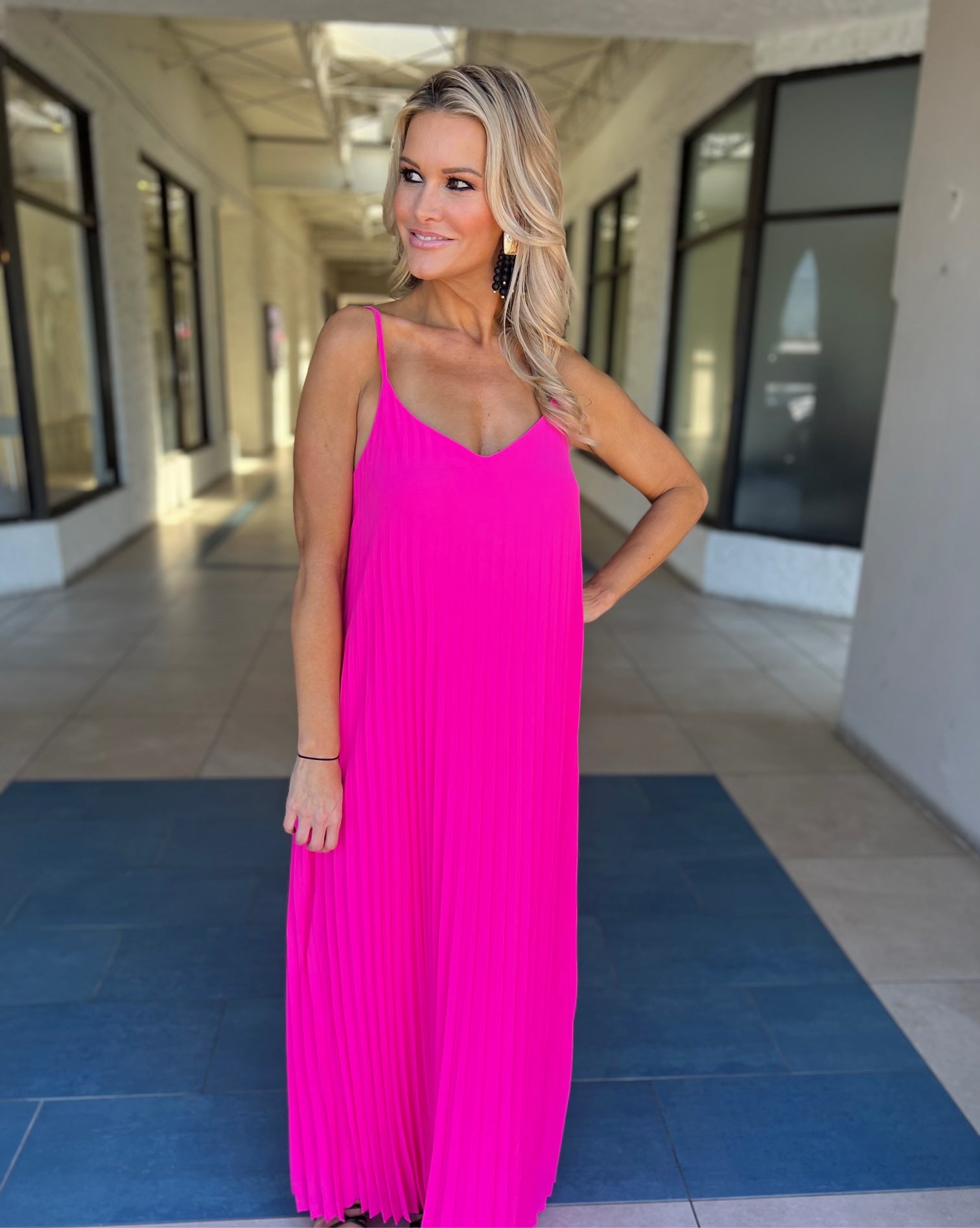 Breezy Maxi Dress (Pink)