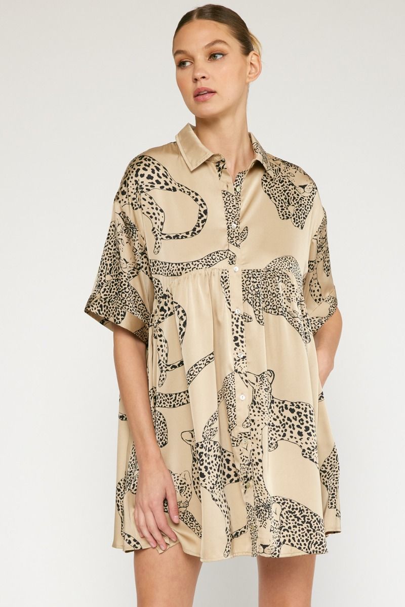 Marisa Leopard Dress