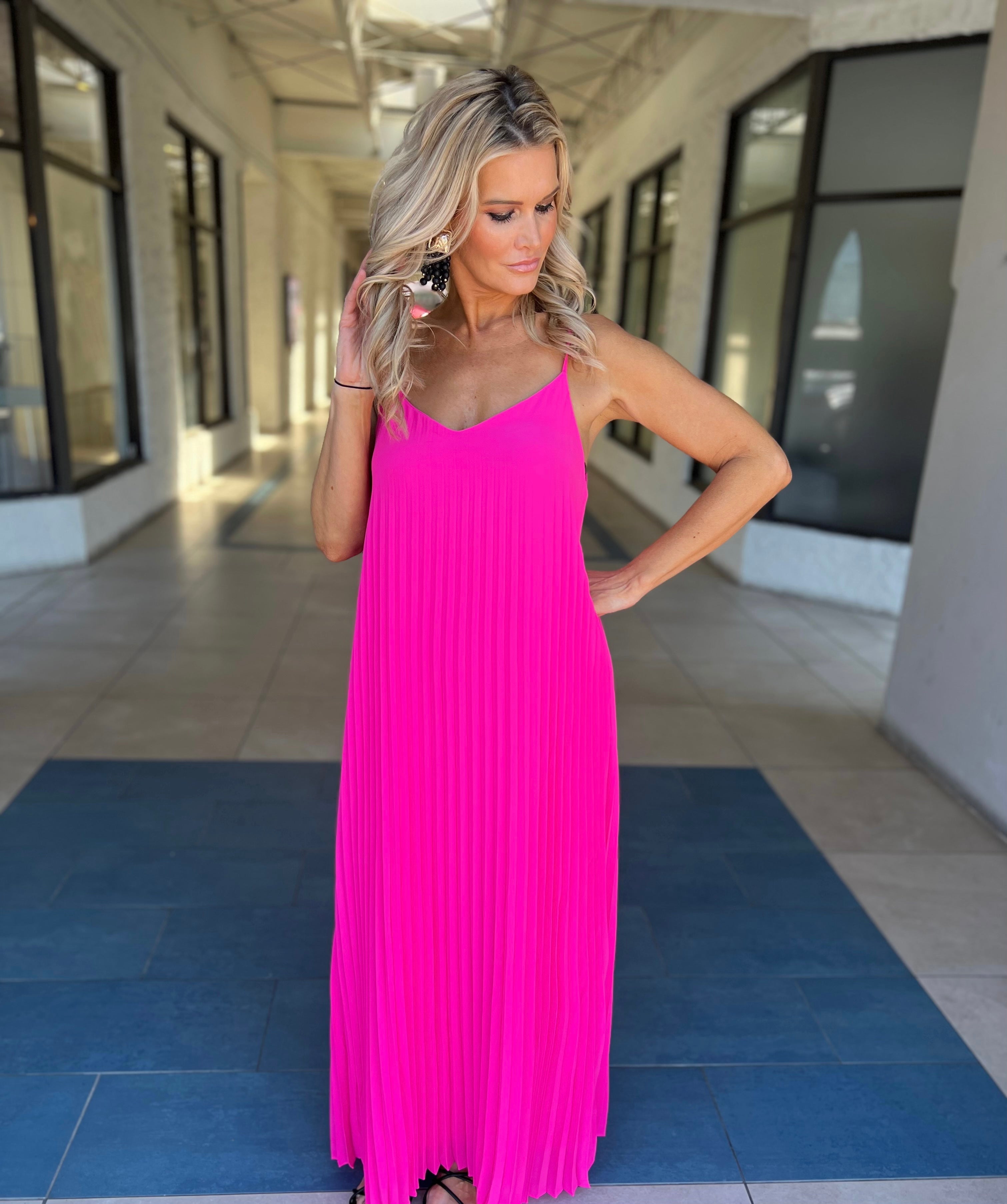 Breezy Maxi Dress (Pink)