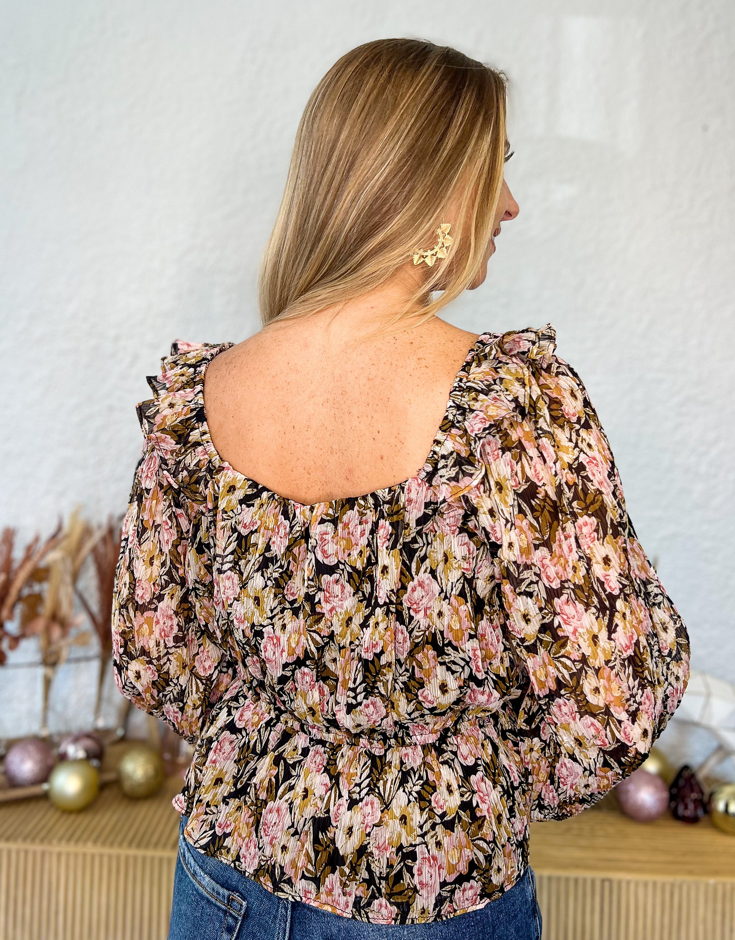 Sofia Peplum Top