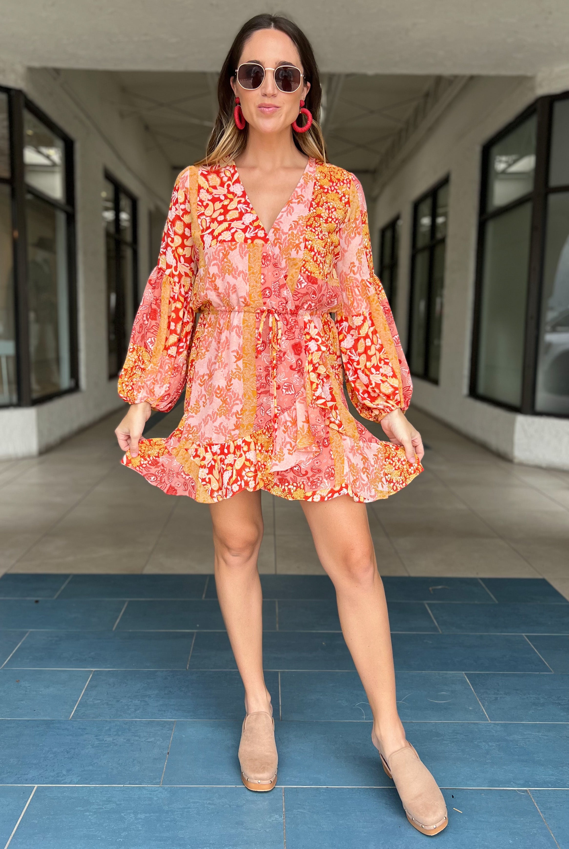 Selma Ruffle Mini Dress
