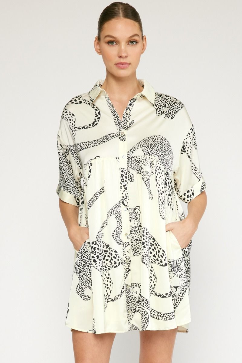 Marisa Leopard Dress