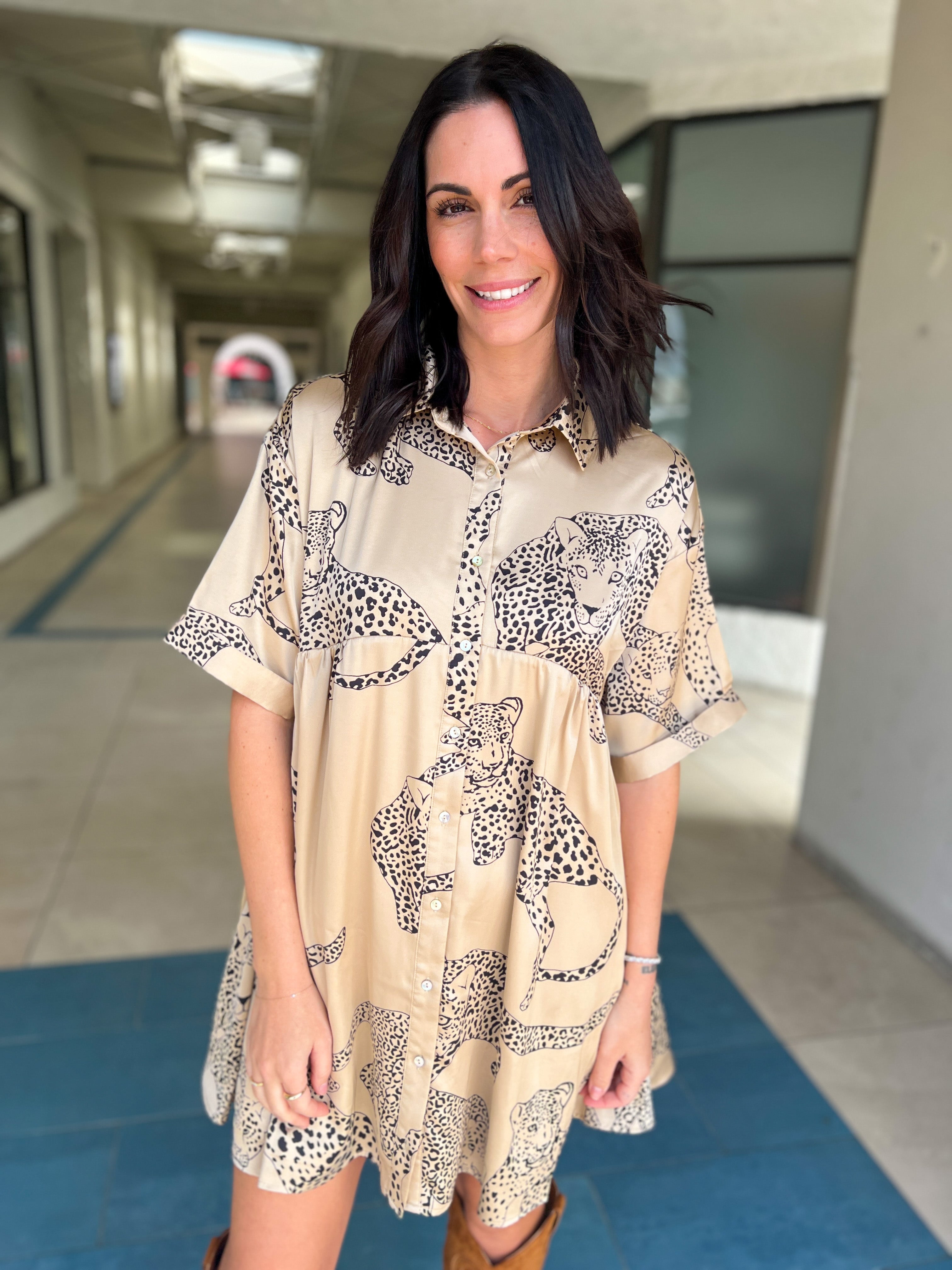 Marisa Leopard Dress