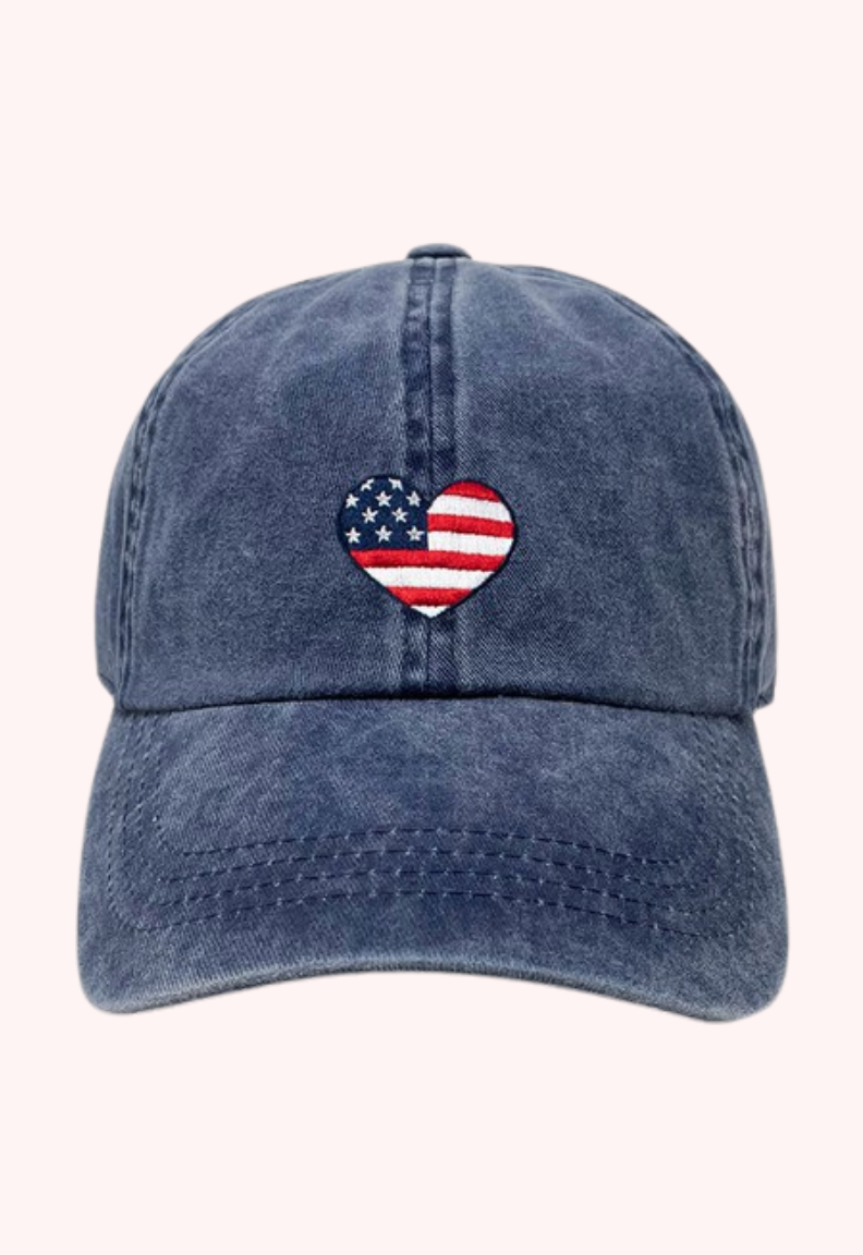 Americana Heart Hat (2 colors)
