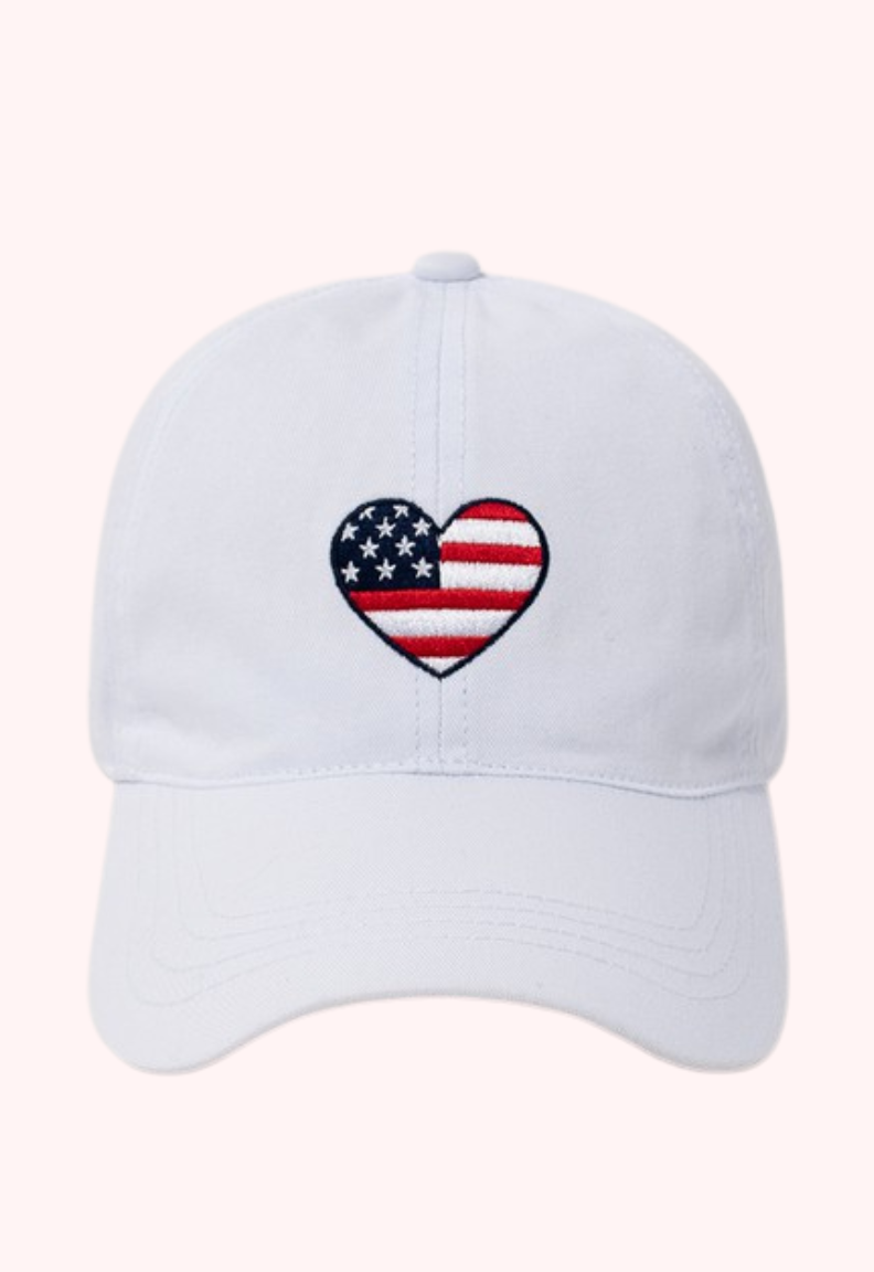 Americana Heart Hat (2 colors)