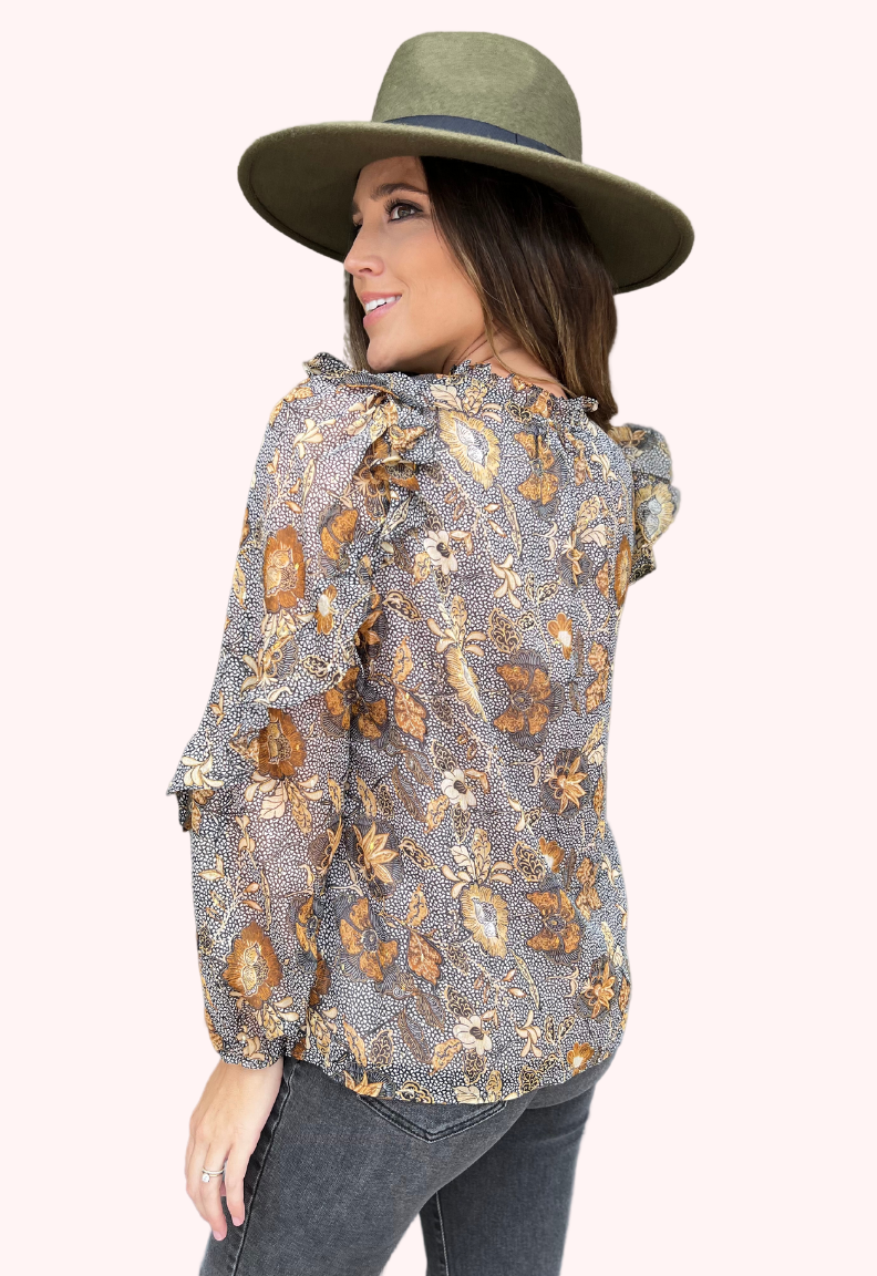 Dylan Tie Blouse